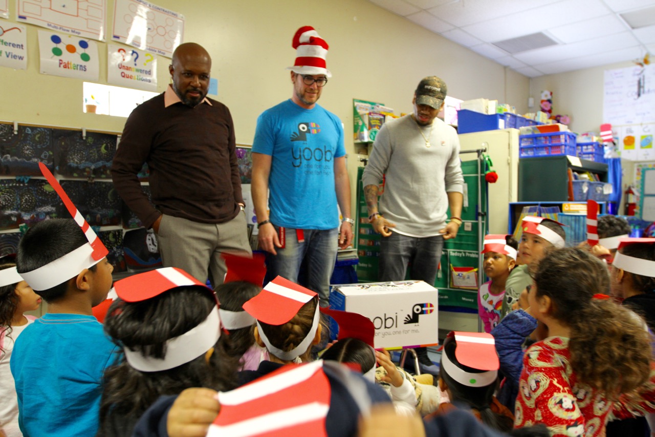 Board President Ali, Justin Wolff & Mack Wilds