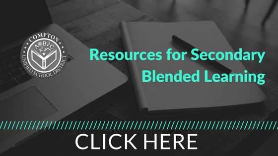 Resources for Secondary Blended Learning Image