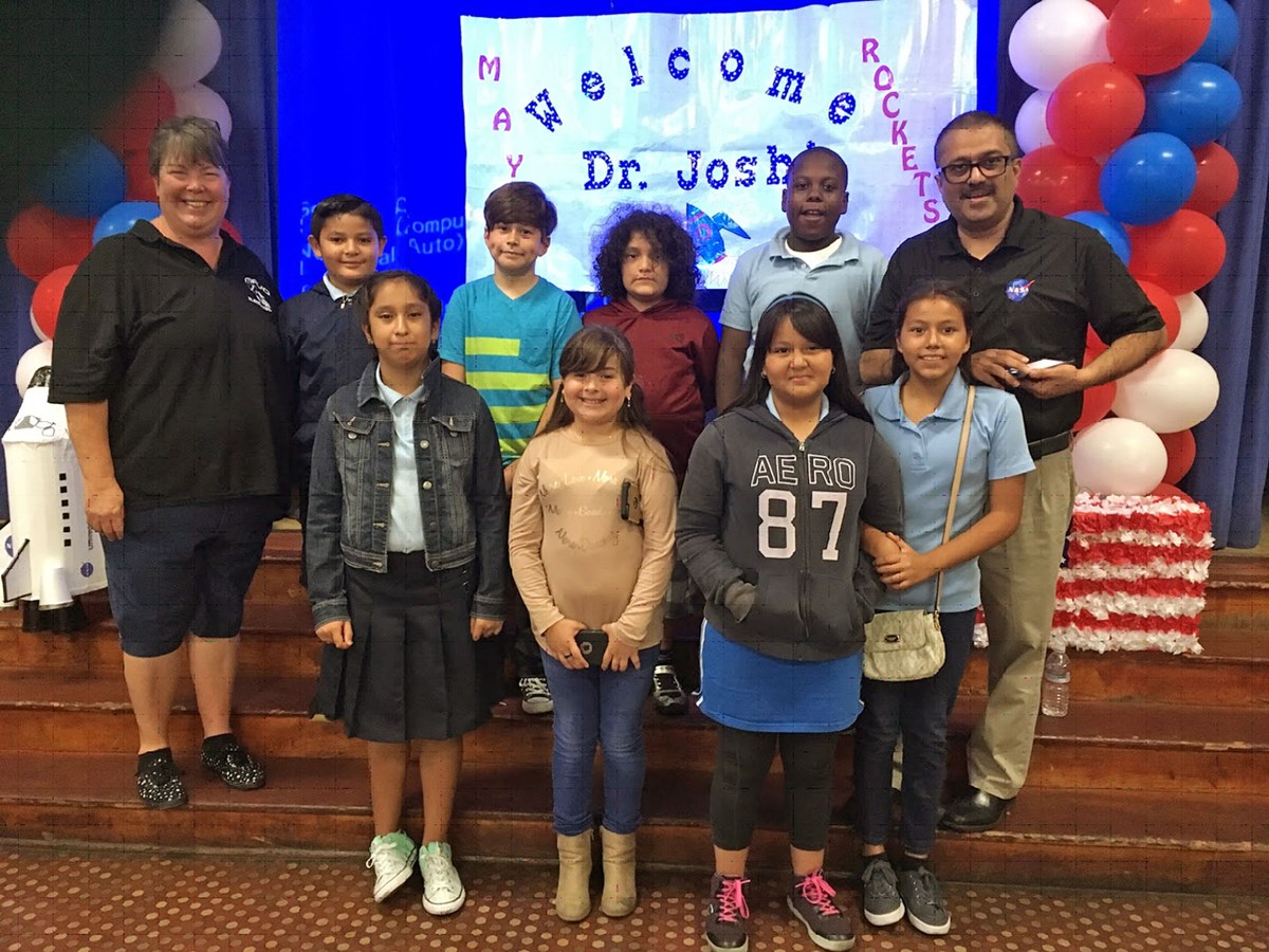 Dr. Joshi With Students