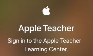 Click here to complete the Apple Teacher Certification  Image