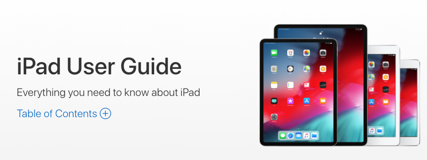 iPad User Guide Image