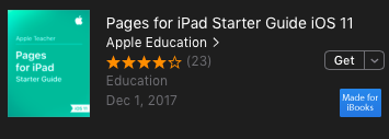 Pages for iPad Starter Guide Image