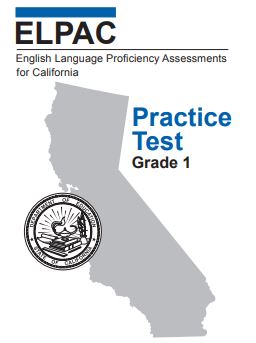 ELPAC Practice Test Grade 1  Image