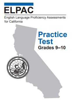 ELPAC Practice Test Grades 9-10 Image