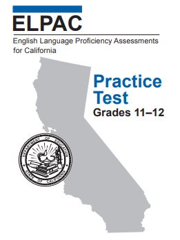 ELPAC Practice Test Grades 11-12 Image