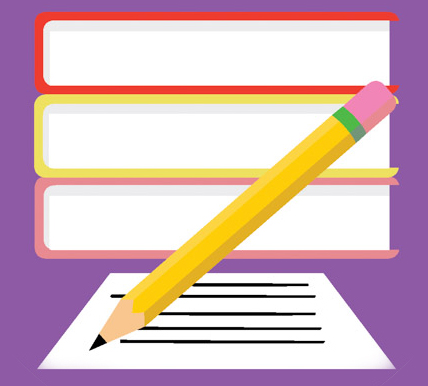 pencil and books Image