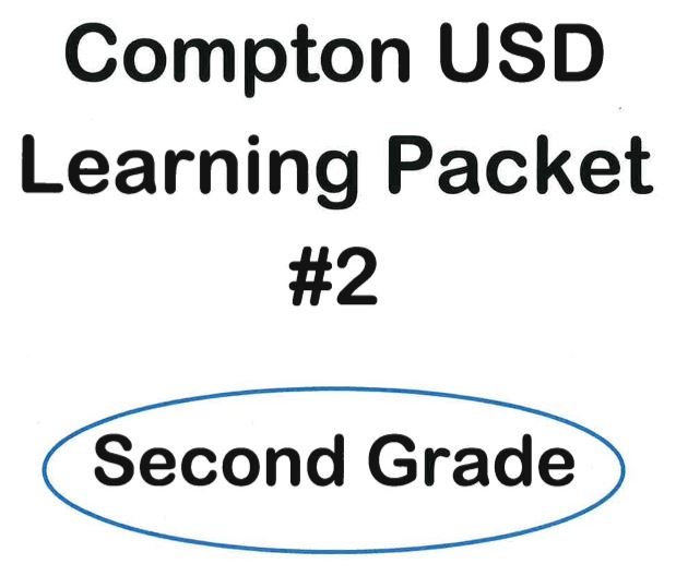 Learning Packet #2 2nd Grade Image